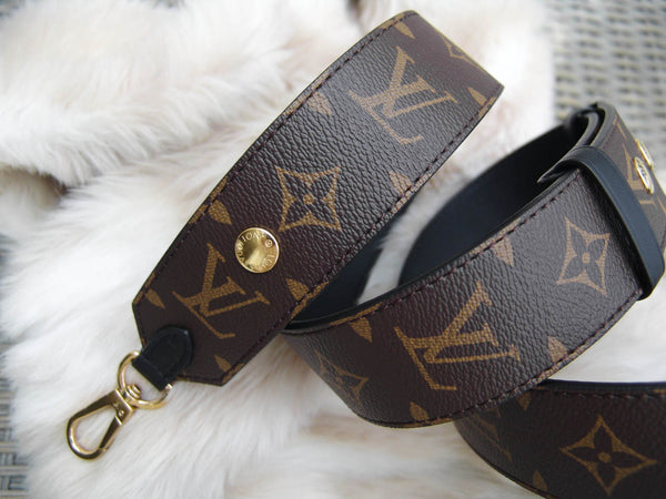 Louis Vuitton Monogram Noir Bandoulière Adjustable 120cm