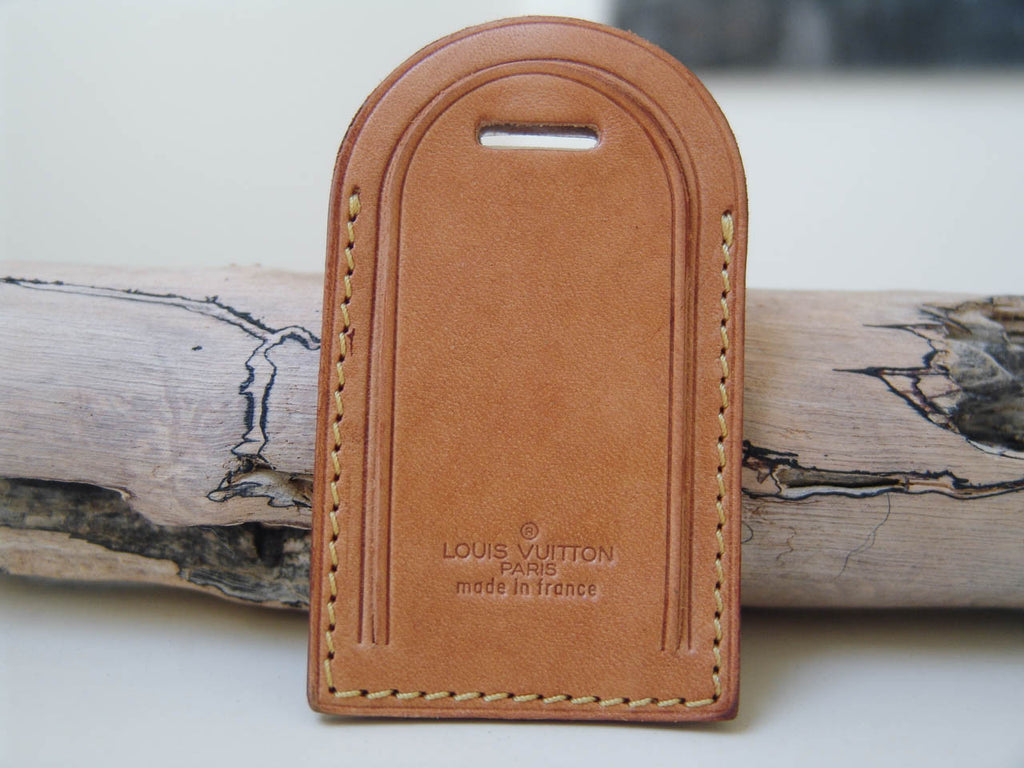 Louis Vuitton Natural Vachetta Leather Hawaii Stamped Luggage Tag