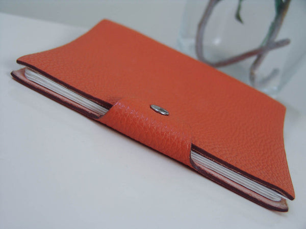 Hermès Ulysse PM Notebook Veau Taurillon Clemence Orange