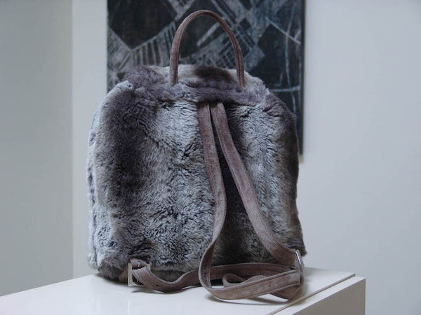 Fendi Suede Accent Backpack