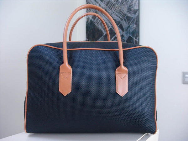 Yves Saint Laurent Slate Boston Travel Bag