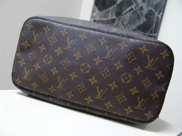 Louis Vuitton Monogram Beige Neverfull MM