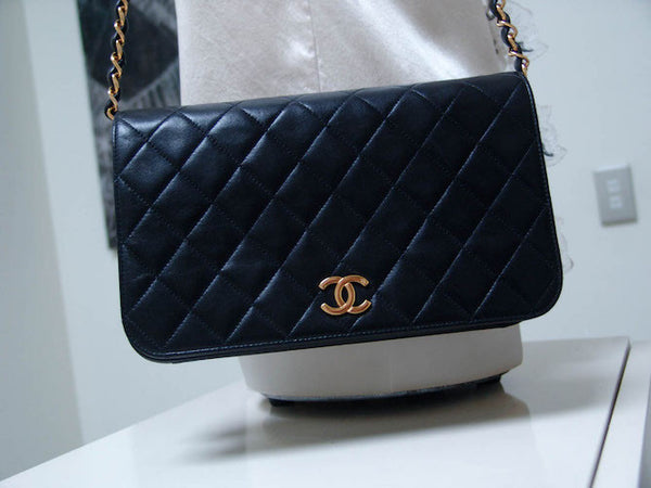 Chanel Black Lambskin Flap