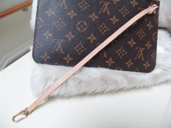 Louis Vuitton Monogram Cerise Neverfull Pochette GM