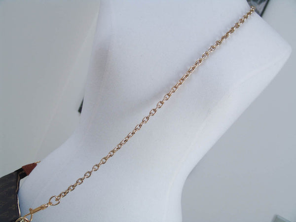 Louis Vuitton Cross-Body Golden Chain Shoulder Strap 120cm