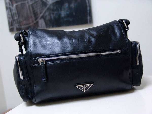 Prada Nappa Nero Double Flap