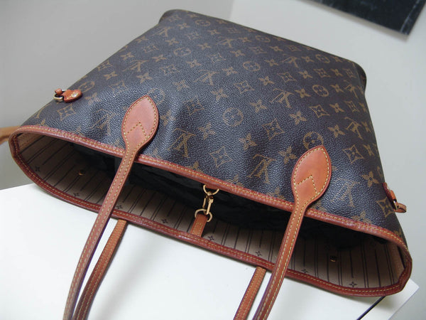 Louis Vuitton Monogram Beige Neverfull MM