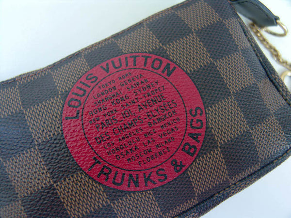 Louis Vuitton LE Damier Trunks & Bags Mini Pochette Accessoires