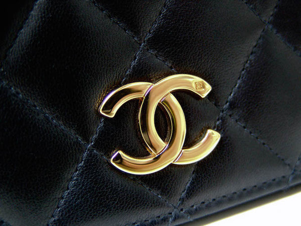 Chanel Black Lambskin Flap