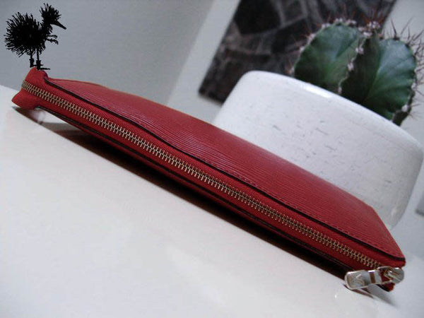 Louis Vuitton Pochette Accessoires Epi Leather Castillan Red
