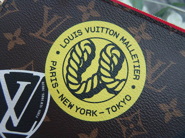 Louis Vuitton Limited Edition 2016 Neverfull Pochette World Tour