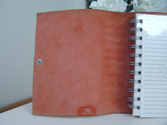 Hermès Ulysse PM Notebook Veau Taurillon Clemence Orange – My Haute