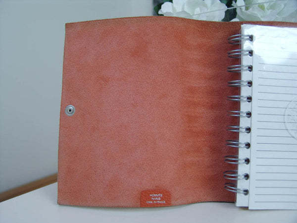 Hermès Ulysse PM Notebook Veau Taurillon Clemence Orange