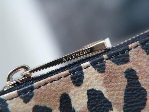 Givenchy Oversized Leopard Print Clutch | New