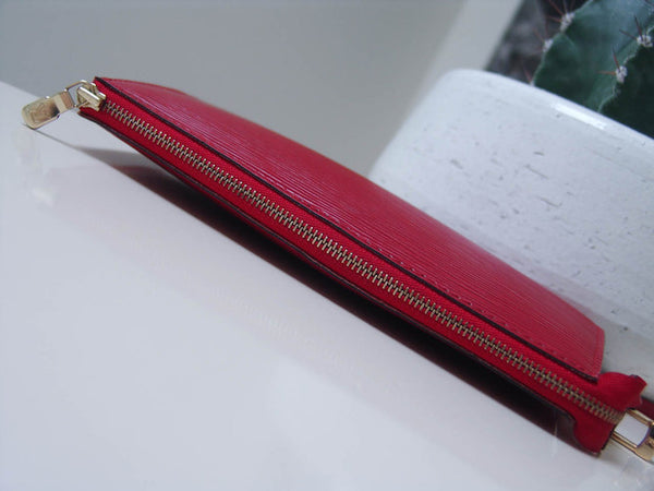 Louis Vuitton Epi Castillan Red Pochette Accessoires