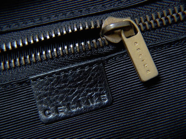 Céline Tweed & Leather Frame Bag