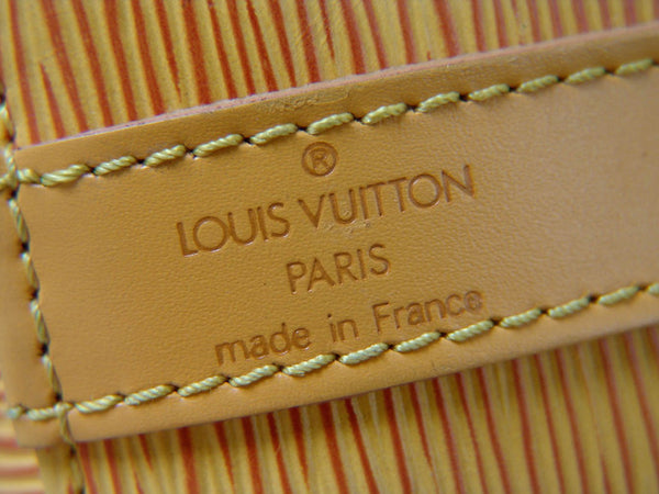 Louis Vuitton Petit Noé Epi Jaune Tassili