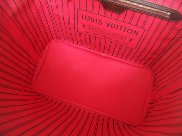 Louis Vuitton 2020 Damier Ebene Cerise Neverfull MM