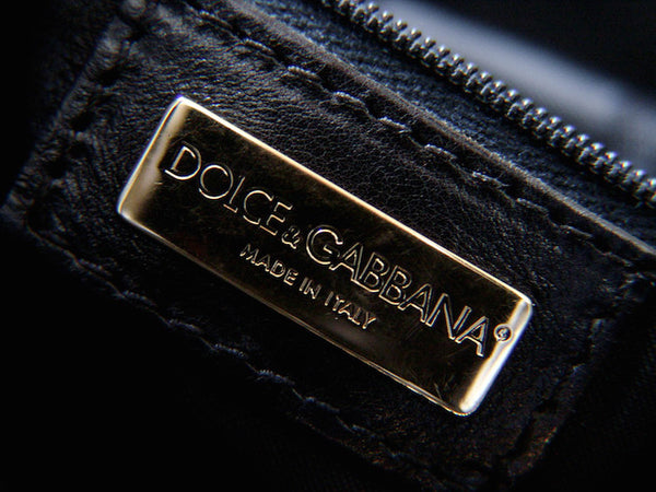 Dolce & Gabbana Eelskin Nero Satchel