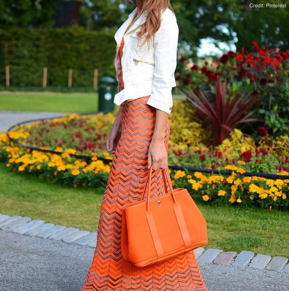 Hermès L.E. Garden Party 36 Orange Poppy PHW